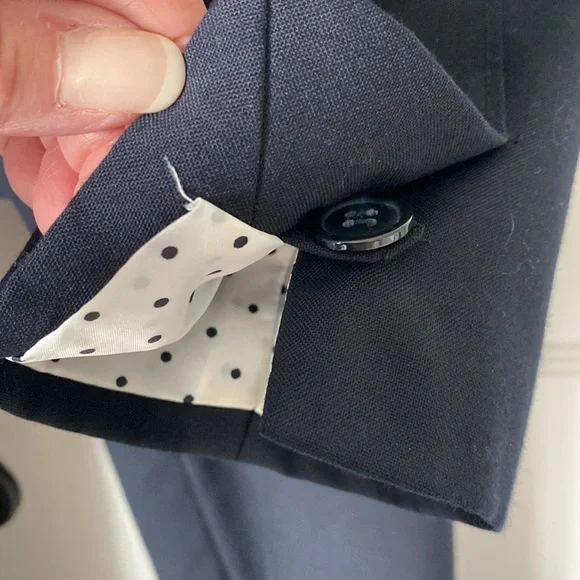 Ann Taylor navy pantsuit women’s 10/10P - Picture 4 of 12